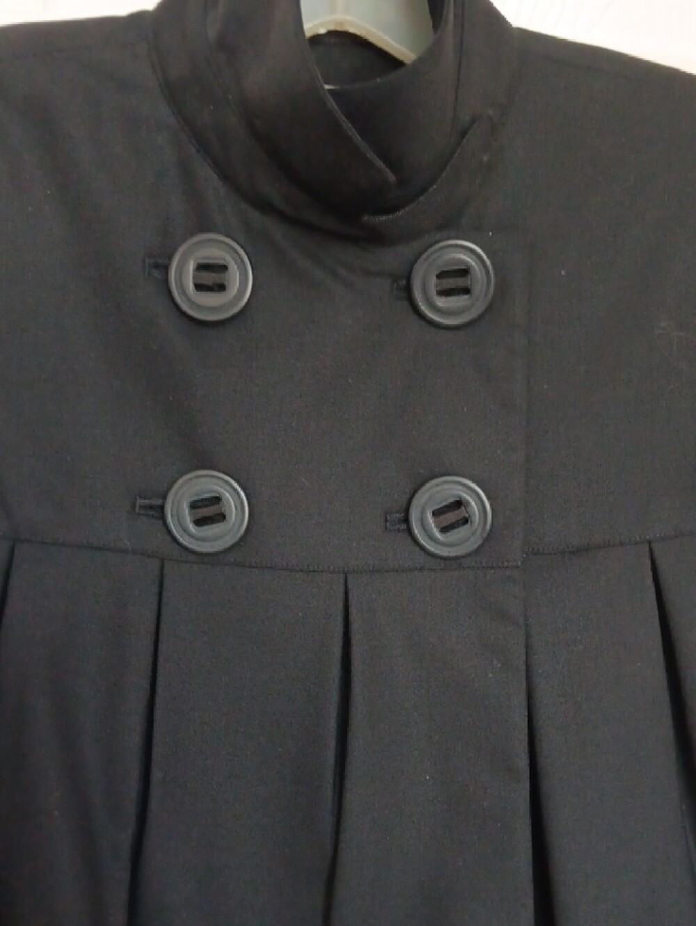 Laundry by Design Black Double-Breasted Women's HighStyled Jacket.Size 4.Vintage - Picture 2 of 11